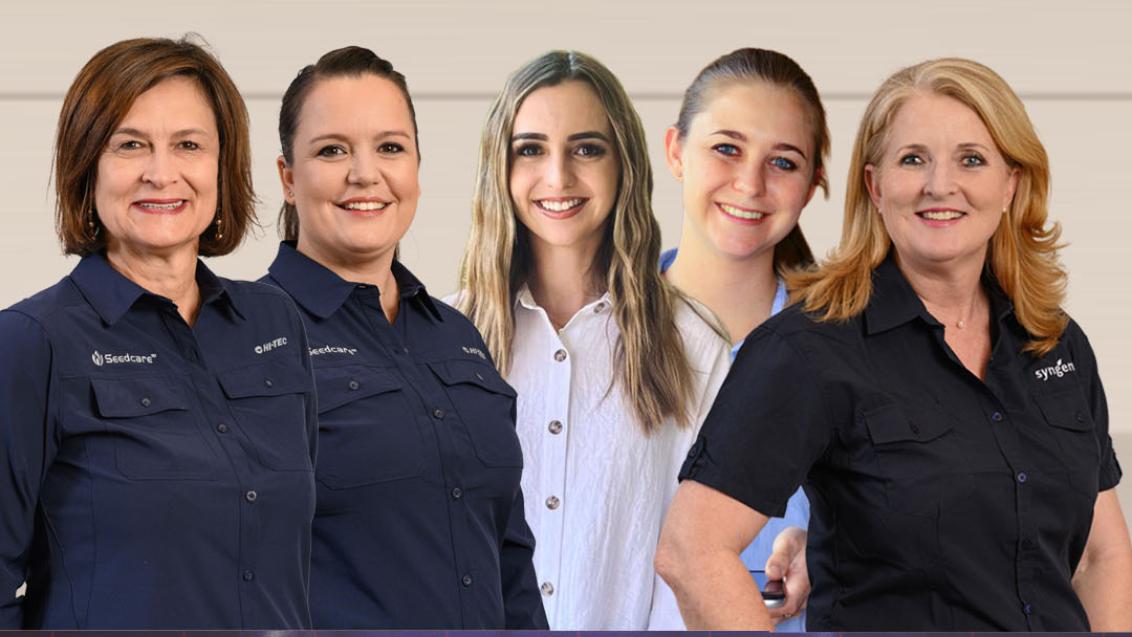 Five women from the Syngenta Seedcare South Africa team - experts in seed treatment science, biologicals, marketing and product development