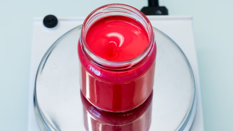 Jar filled with treatment for seeds